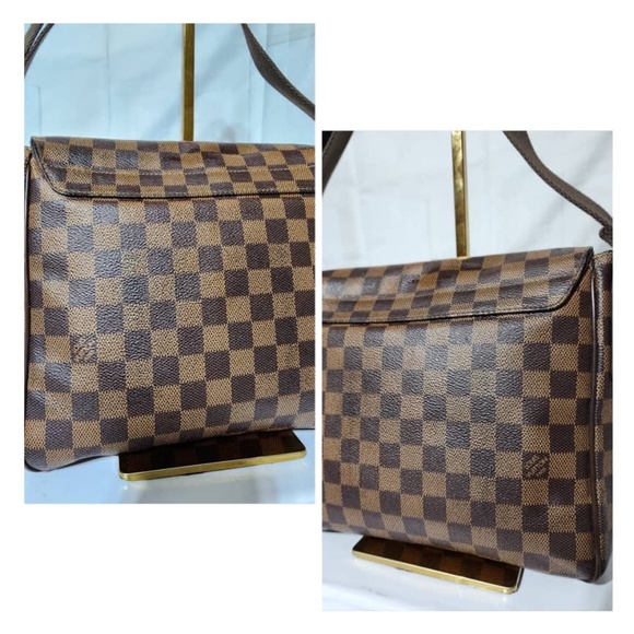 Authentic Louis Vuitton Damier Ebene District PM Messenger Bag Brown - Picture 10 of 14